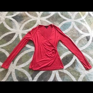 Banana republic wrap top